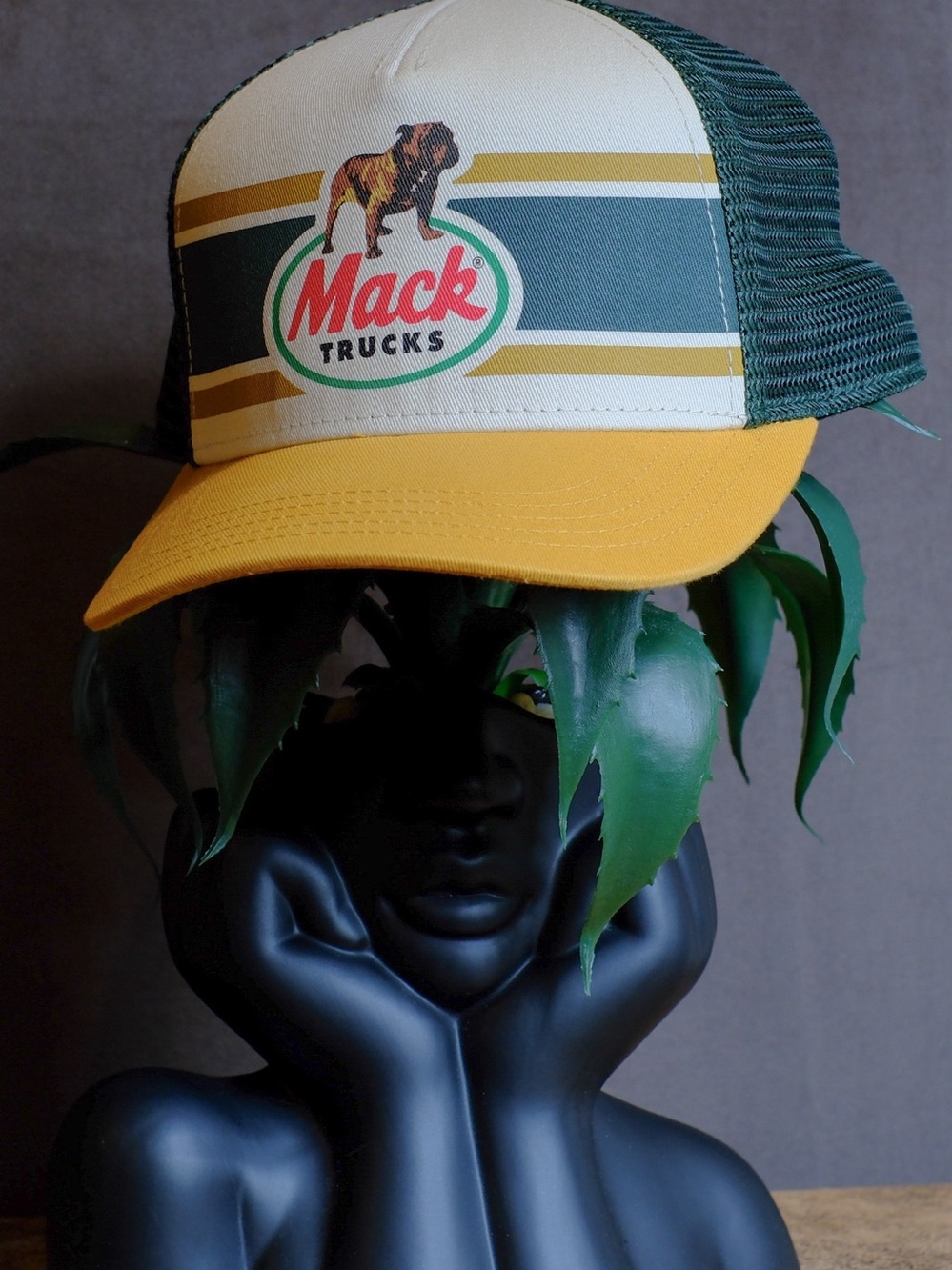 Mack Trucks Men's Yellow & Green Trucker Cap